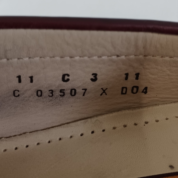 Cole Haan City  loafers Men\'s Dress shoes slip-on Burgundy size 11 main image 7